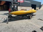 Piranha bagheera 50PK speedboot, Watersport en Boten, Speedboten, Ophalen, Zo goed als nieuw, Minder dan 70 pk, 3 tot 6 meter