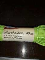 Wasdraad 40 mtr met stalen inleg nieuw zie alle foto's, Hobby en Vrije tijd, Ophalen of Verzenden, Nieuw