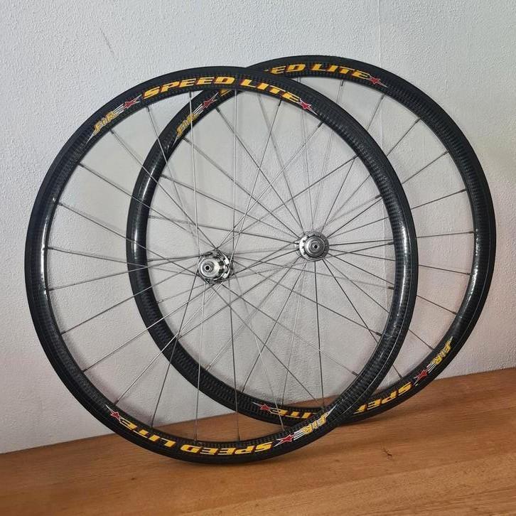 FIR Carbon, Campy, Fulcrum, Mavic, Aero wielen + MTB Banden, Fietsen en Brommers, Fietsonderdelen, Gebruikt, Racefiets, Wiel, Ophalen of Verzenden