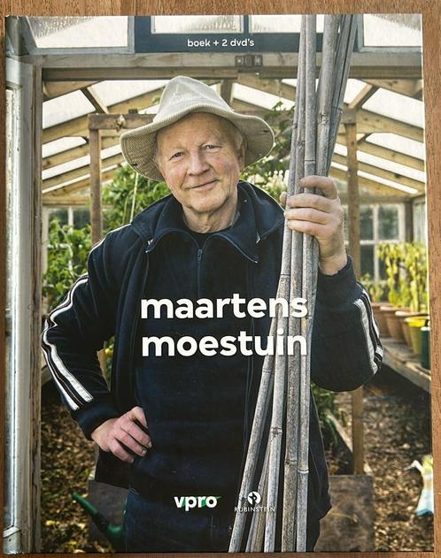 Maarten 't Hart - Maartens moestuin boek + 2 x DVD, Boeken, Natuur, Zo goed als nieuw, Ophalen of Verzenden
