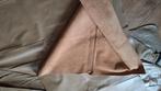 Lappen leer, Hobby en Vrije tijd, Stoffen en Lappen, Gebruikt, 120 cm of meer, Beige, Leer of Kunstleer