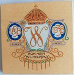 Tegel 40-jarig regeringsjubileum van Wilhelmina 1898-1938, Verzamelen, Koninklijk Huis en Royalty, Ophalen of Verzenden, Zo goed als nieuw