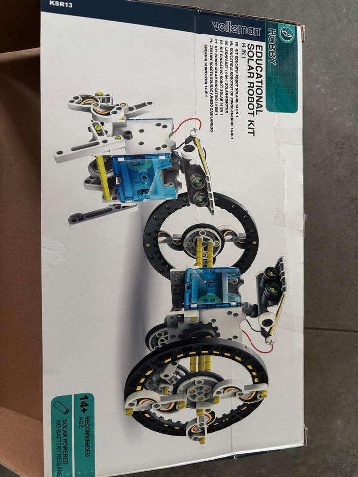 Velleman Solar Robot Kit - Educatief Speelgoed, Hobby en Vrije tijd, Modelbouw | Auto's en Voertuigen, Zo goed als nieuw, Overige typen