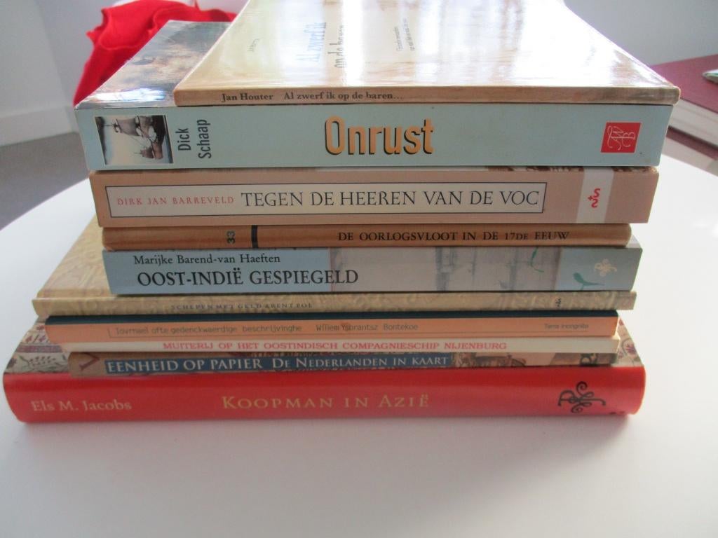 serie boeken over de VOC - scheepvaart Middeleeuwen, Boeken, Overige gebieden, Diverse auteurs, Ophalen of Verzenden, Zo goed als nieuw