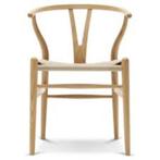 Gezocht: wishbone Y-chair, stoel, Huis en Inrichting, Hout, Vijf, Zes of meer stoelen, Gebruikt, Bruin
