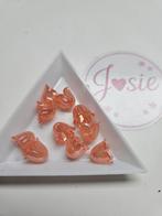 Oranje bloem kralen #27, Hobby en Vrije tijd, Kralen en Sieraden maken, Ophalen, Nieuw, Kraal