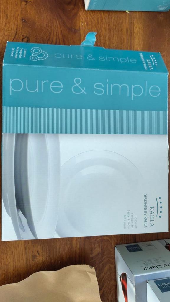 Nieuw Kahla Servies - Complete Set (6 personen), Huis en Inrichting, Keuken | Servies, Nieuw, Compleet servies, Effen, Porselein