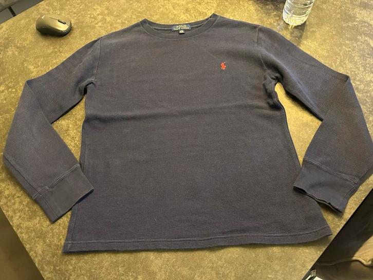 Polo Ralph Lauren Shirt Maat L/G leeftijd 14/16, Kleding | Heren, T-shirts, Gedragen, Maat 46 (S) of kleiner, Blauw, Ophalen of Verzenden