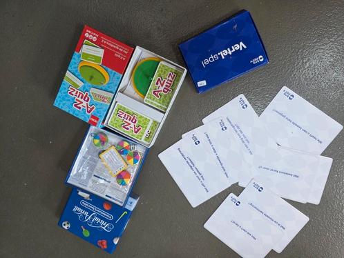 €5 3 spellen trivial persuit reiseditie pim Pam pet vertelsp, Hobby en Vrije tijd, Gezelschapsspellen | Overige, Zo goed als nieuw