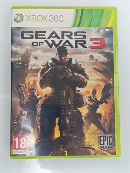 XBOX 360 GEARS OF WAR 3, Spelcomputers en Games, Games | Xbox 360, Zo goed als nieuw, Ophalen of Verzenden