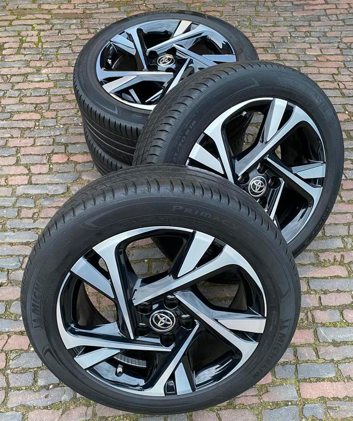 18” Toyota CHR velgen + TPMS + 225/50 R18 Michelin banden, Auto-onderdelen, Banden en Velgen, Banden en Velgen, Zomerbanden, 18 inch
