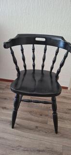 vintage stoel, Huis en Inrichting, Stoelen, Ophalen, Gebruikt, Zwart, Vintage