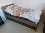 Steigerhouten 1 persoonsbed 90x200 met lade., Huis en Inrichting, Ophalen, 90 cm, Eenpersoons, Steigerhout