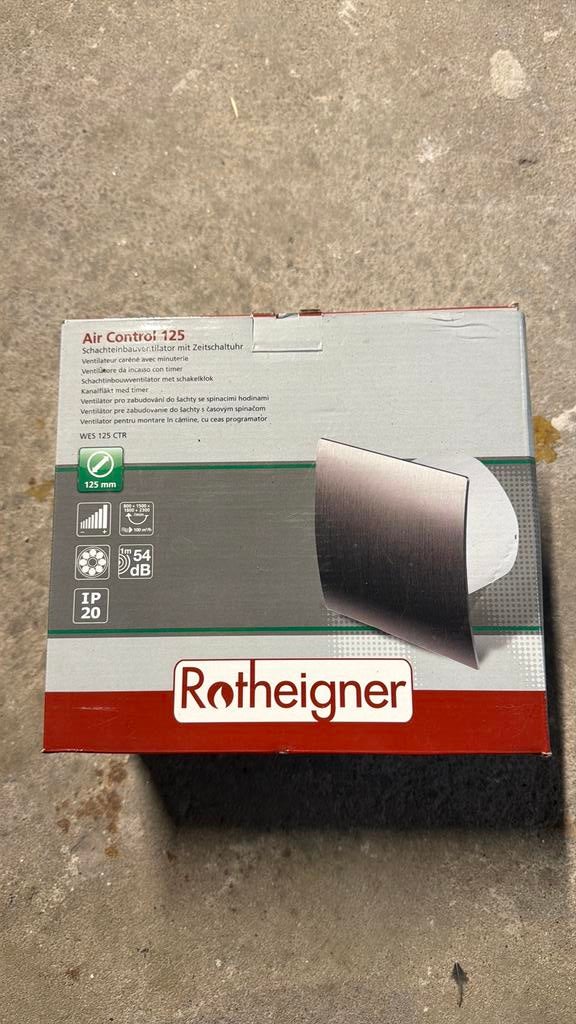 Rotheigner Air control 125, Ophalen of Verzenden, Nieuw, Ventilator