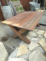 Tuintafel, Tuin en Terras, Ophalen, Gebruikt, Rechthoekig, Hout