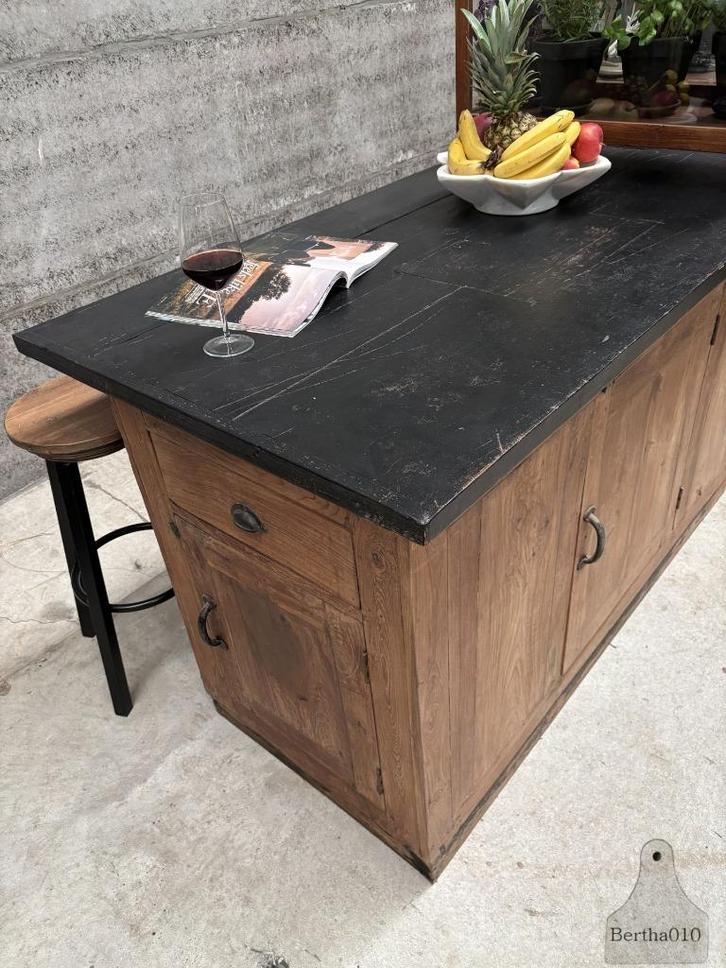 Uniek losstaand keuken bareiland keukeneiland, Huis en Inrichting, Keuken | Keukenelementen, Zo goed als nieuw, 150 tot 200 cm