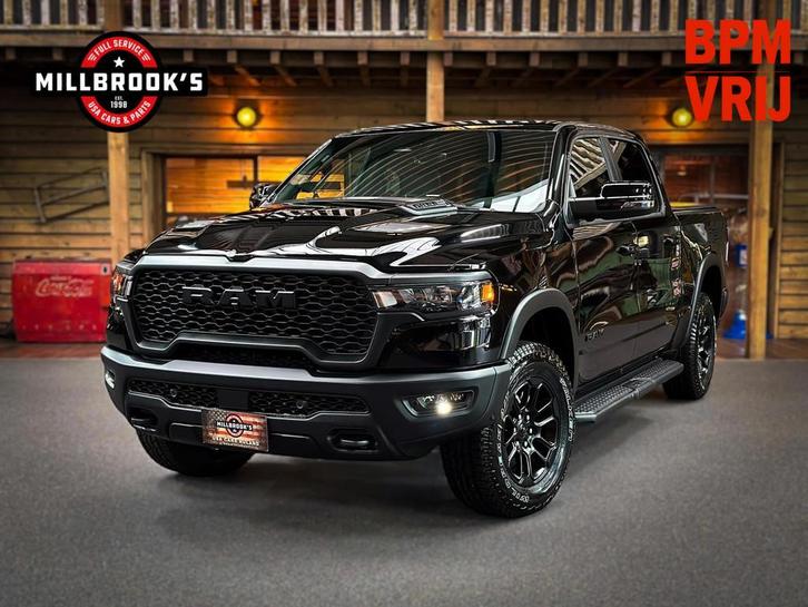 Dodge Ram 1500 Rebel Night Hurricane 2025, BPM VRIJ, Laadbak, Auto's, Dodge, Bedrijf, Te koop, RAM 1500, 4x4, ABS, Achteruitrijcamera