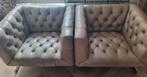 2 fauteuils van Eichholtz, Huis en Inrichting, Ophalen, Gebruikt, 50 tot 75 cm, Leer