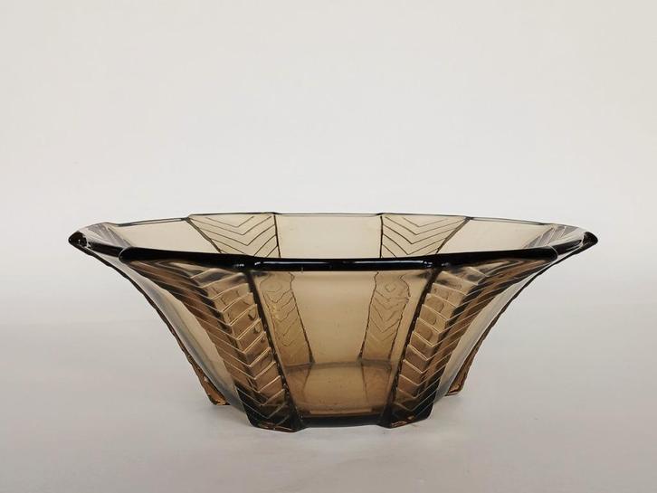 Schaal Walther & Söhne Athene Persglas Art Deco, Antiek en Kunst, Antiek | Glas en Kristal, Ophalen of Verzenden