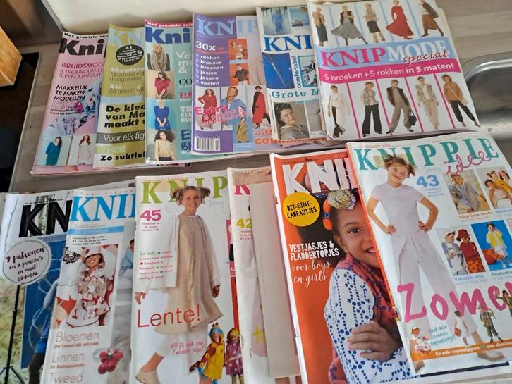 Collectie Knipmode tijdschriften, Boeken, Tijdschriften en Kranten, Gelezen, Damesbladen, Ophalen of Verzenden