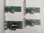 4 PCIe gigabit netwerkkaarten, Ophalen of Verzenden, Gebruikt, Intern, Hp