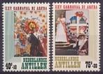 Nederlandse Antillen 616/7 postfris Carnaval 1979, Postzegels en Munten, Postzegels | Nederlandse Antillen en Aruba, Ophalen of Verzenden