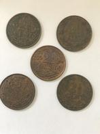TE KOOP 5 X 2,5 CENT, Postzegels en Munten, Munten | Nederland, Koningin Wilhelmina, Ophalen of Verzenden, Losse munt