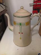 Vintage Emaille Koffiekan - Art Nouveau Decoratie, Ophalen of Verzenden