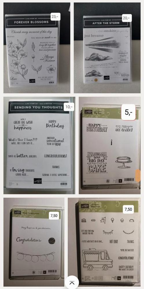 Stampin Up, Hobby en Vrije tijd, Stempelen, Zo goed als nieuw, Ophalen of Verzenden