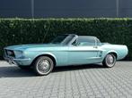 Ford Mustang Convertible 1967 200CU 6-CILINDER INLINE, HANDG, Auto's, Oldtimers, Cabriolet, Blauw, Leder, Bedrijf