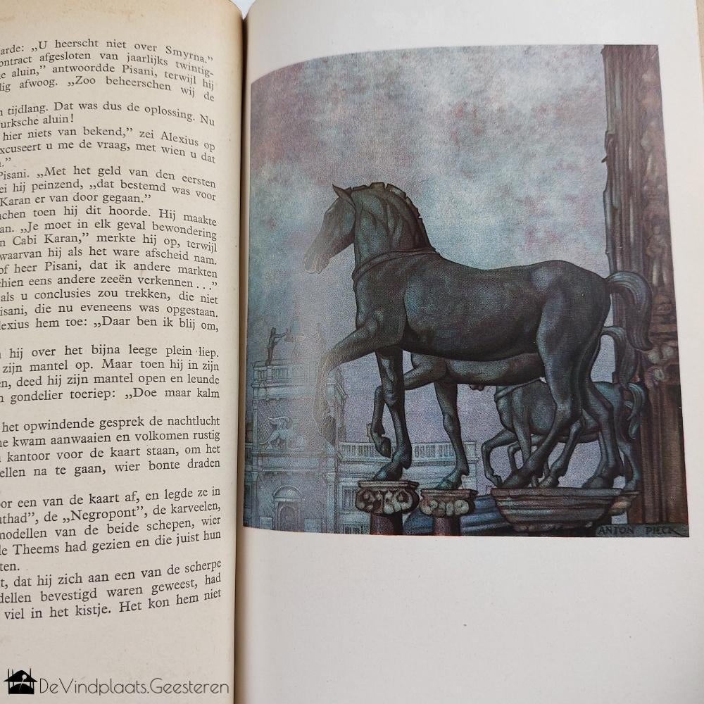 Heer Alexius – deel II Wereld zonder grenzen – Anton Pieck, Antiek en Kunst, Antiek | Boeken en Bijbels, Ophalen of Verzenden