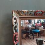 Lucky Vintage brocante bohemian spiegel met houten lijst, Minder dan 50 cm, Gebruikt, ., Lucky Vintage