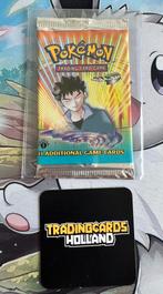 Pokemon Gym Heroes 1st Edition Booster Pack Factory Sealed, Ophalen of Verzenden, Nieuw, Booster