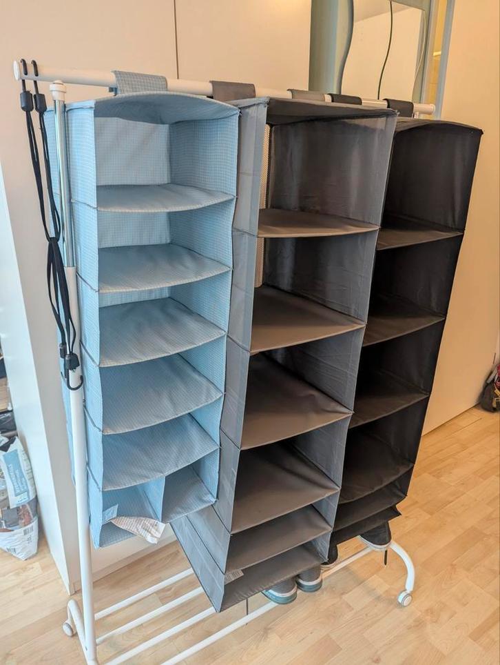 Ikea Skubb Hangende Opbergers - Schoenenrek/Kledingrek, Huis en Inrichting, Kasten | Kledingkasten, Zo goed als nieuw, 100 tot 150 cm