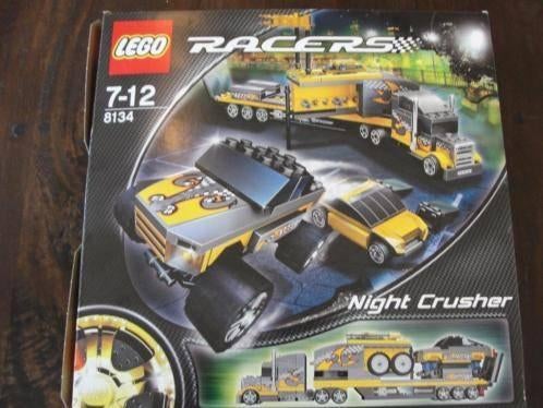 Te koop: lego racers 8134 night crusher., Ophalen of Verzenden, Zo goed als nieuw, Complete set, Lego