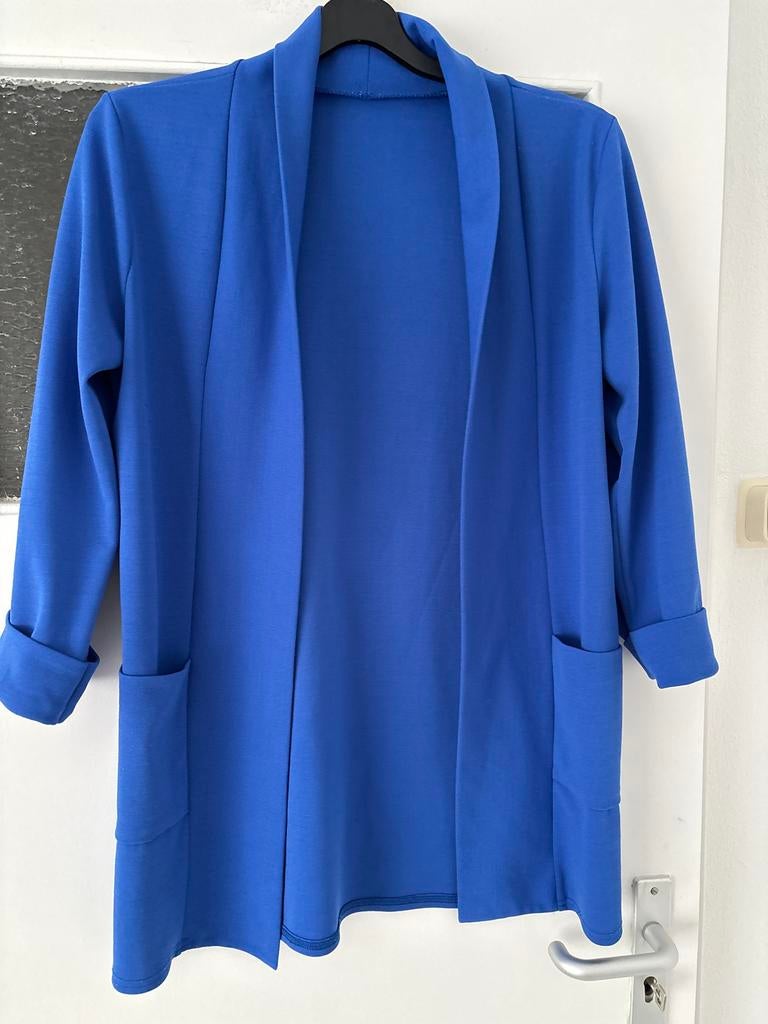 Blauwe dames blazer - Maat M, Kleding | Dames, Maat 38/40 (M), Blauw, Ophalen of Verzenden, Zo goed als nieuw