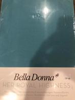 Bella Donna Jersey hoeslaken - blauw - 180/200x200/220, Nieuw, Blauw, Dekbedovertrek, Ophalen of Verzenden