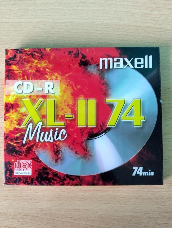 MAXELL CD-R XL-II 74M * Geschikt Voor Audio CD Recorders *, Computers en Software, Beschrijfbare discs, Nieuw, Cd, Ophalen of Verzenden