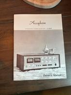 Accuphase E-202 Handleiding - Zo Goed Als Nieuw, Ophalen of Verzenden, Zo goed als nieuw