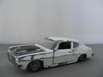 Ford capri 3 ltr gt, corgi toys whizzwheels 303 wit 1/43, Hobby en Vrije tijd, Modelauto's | 1:43, Ophalen of Verzenden, Gebruikt
