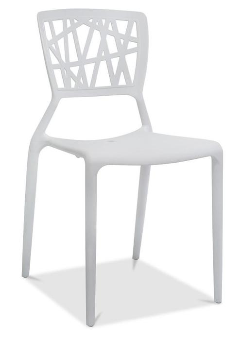 kunststof stoel, Huis en Inrichting, Stoelen, Nieuw, Vijf, Zes of meer stoelen, Kunststof, Wit, Ophalen of Verzenden