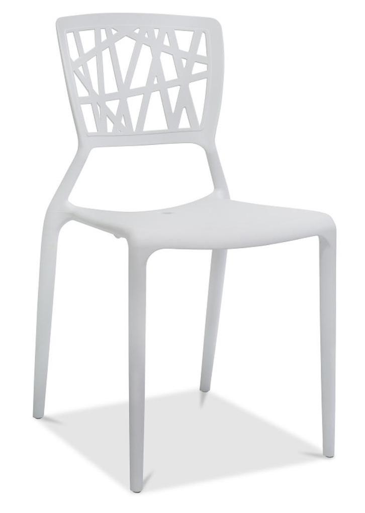 kunststof stoel, Huis en Inrichting, Stoelen, Nieuw, Vijf, Zes of meer stoelen, Kunststof, Wit, Ophalen of Verzenden