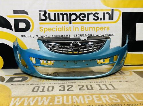 BUMPER Opel Corsa D Facelift + Grill 2011-2014  VOORBUMPER 2, Auto-onderdelen, Carrosserie en Plaatwerk, Bumper, Voor, Gebruikt