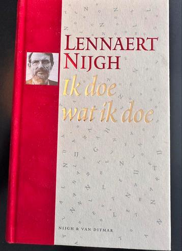 Lennaert Nijgh Ik doe wat ik doe Pluche reeks teksten beschikbaar voor biedingen