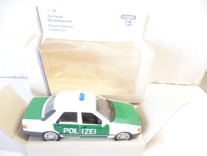 Schabak Ford Sierra 2.6 Ghia Polizei nieuw in doos 1:24 mode, Hobby en Vrije tijd, Modelauto's | 1:24, Nieuw, Auto, Overige merken