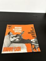 Johnny Cash orange blossom special single, Gebruikt, Ophalen of Verzenden, Single