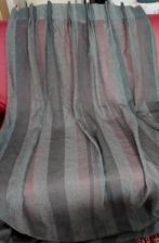 3 Stuks grijze vitrage van 240 cm hoog en elk 75 cm breed, 200 cm of meer, Zo goed als nieuw, Grijs, 50 tot 100 cm