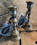 RIVERDALE KANDELAAR OXFORD ANTIEK GOUD 16 cm NIEUW, Ophalen of Verzenden