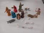 Vintage kerststal figuren, Italië, Diversen, Ophalen of Verzenden, Gebruikt