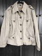 Mooie zomerjas maat 46 District, Kleding | Dames, Grote Maten, Ophalen of Verzenden, Zo goed als nieuw, Beige, Jas of Mantel